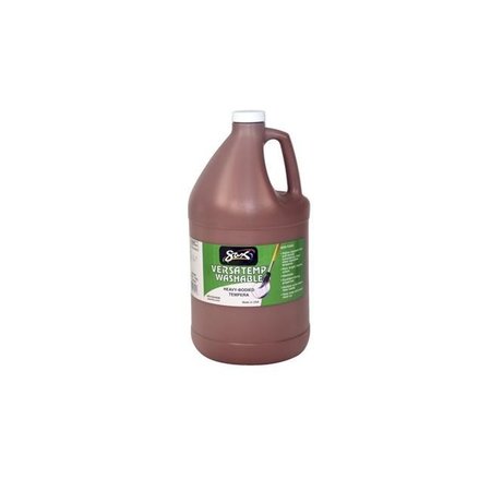 CHROMA ACRYLICS Chroma Acrylics 1592684 Sax Washable Versatemp Heavy Bodied Tempera Paint; Brown 1592684